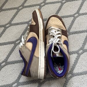 Nike Men's Brown and Purple Sneakers